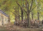 Max Liebermann Country Tavern at Brunnenburg Spain oil painting artist